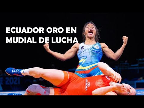 LUCHADORA ECUATORIANA NO TUVO RIVAL EN EL MUNDIAL U23