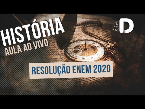 História Enem 2020 - Resolução das Questões - Aula ao vivo