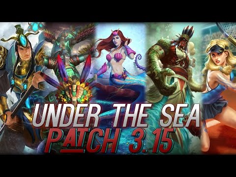 SMITE Patch 3.15 Under The Sea! Sea Maiden Medusa, Get Served Freya, Erlang Shen Mastery, And More!