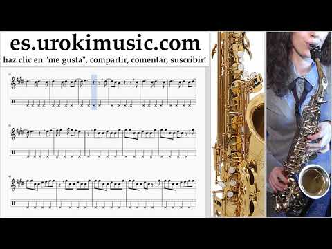 Tutorial de Saxofon (tenor) Shawn Mendes - There's Nothing Holdin' Me Back Clases Notas Parte#2 um