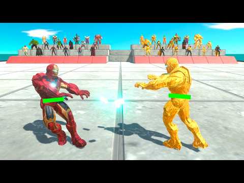 1 vs 1 Superheroes vs Honey Itself - Animal Revolt Battle Simulator