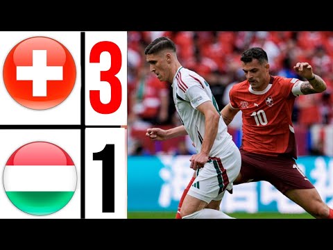 Hungary vs Switzerland (3-1) EURO 2024 | EXTENDED HUGHLIGHS 2024