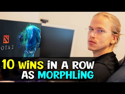 Topson MORPHLING - 10 Wins in a Row - BEST PLAYS DOTA 2