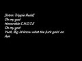 Trippie Redd Ft Travis Scott Dark Knight Dunno Lyrics