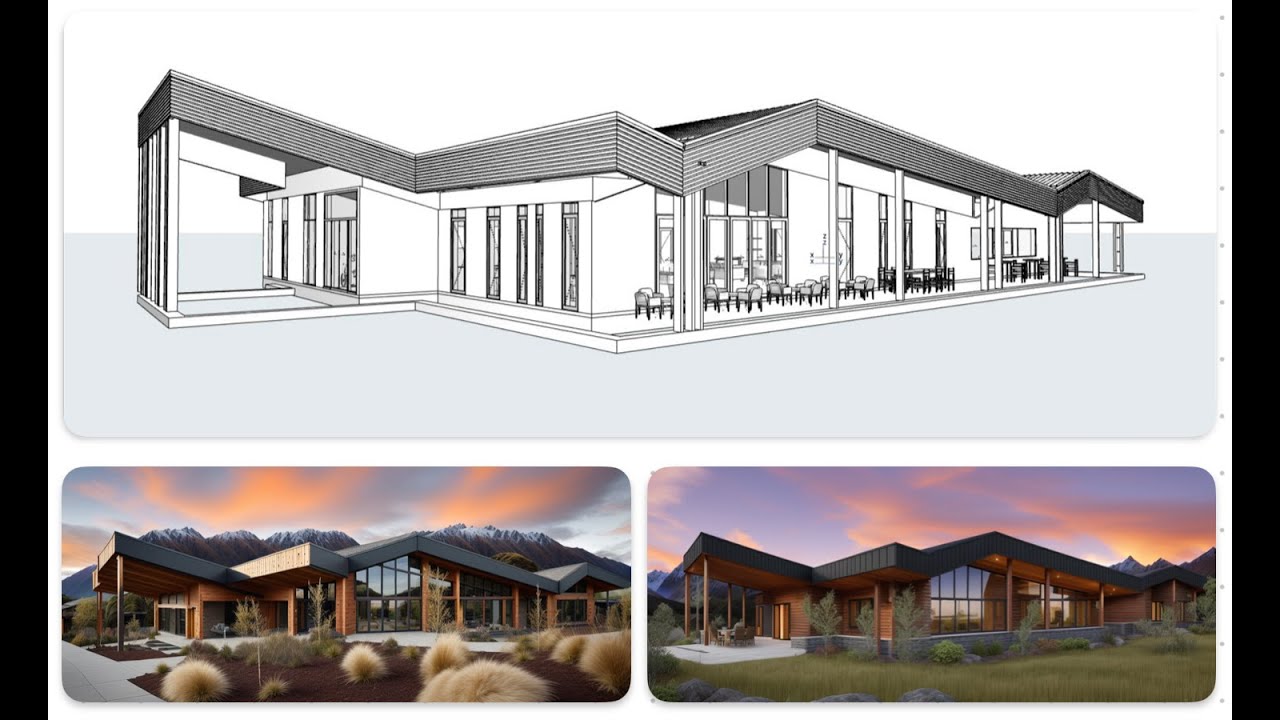 Real Estate Renders from Sketches with Stable Diffusion