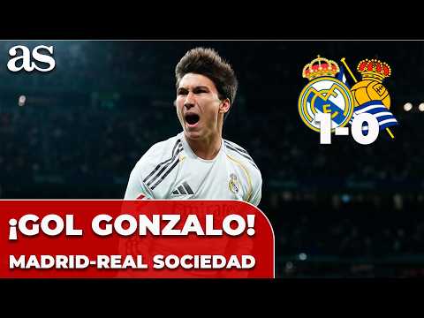 ¡GOL de GONZALO GARCÍA y asistencia de TRENT! | REAL MADRID 1 - REAL SOCIEDAD 0