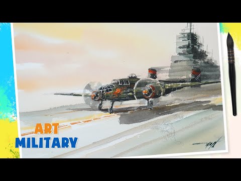 Military Art 27# | B-25 Mitchell - The Doolitte Raid on Tokyo (1942) - WWII | Satisfying