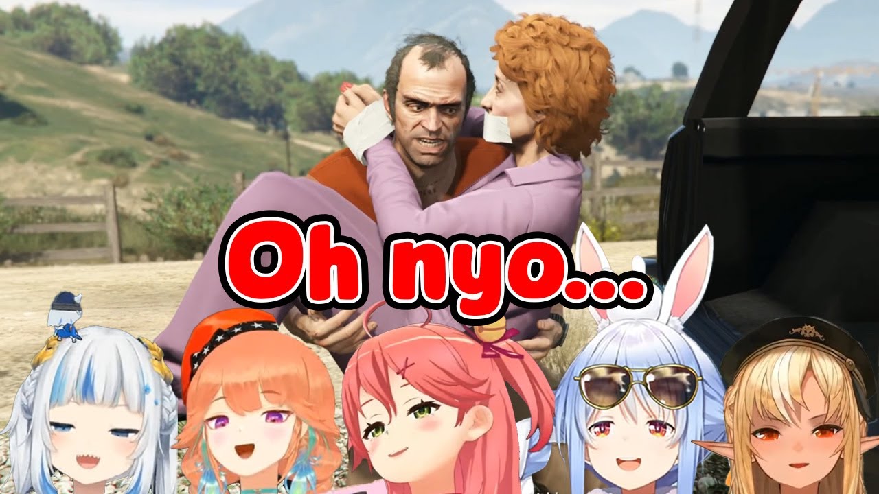 【Hololive】Trevor kidnapped Martin Madrazo's wife GTA V【English Sub】