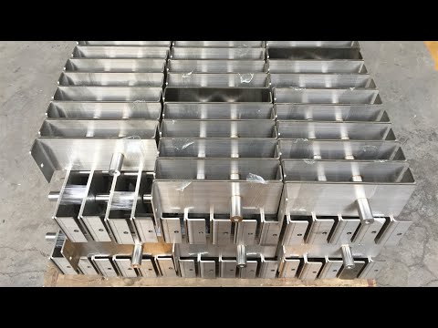 Stainless steel sheet metal components, thickness: 4mm, size...