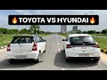 ETIOS LIVA VS HYUNDAI I20 DRAG RACE