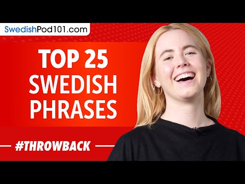 Top 25 Swedish Phrases - Swedish for Everyday Life