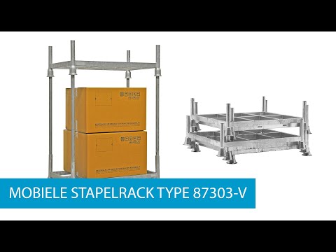 Stapelrack mobiele rack geschikt voor rongen 42.4