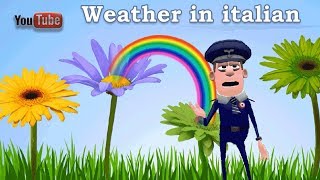 Weather in italian - What