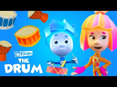 Drum to the Beat! 🥁 | The Fixies | Cartoons for Kids - Kingdom Kids Zone, Little Learners - The Fixies