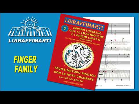 Finger family - Spartito facile al pianoforte