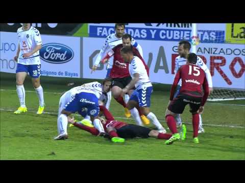 Resumen de CD Mirandés (1-2) CD Tenerife