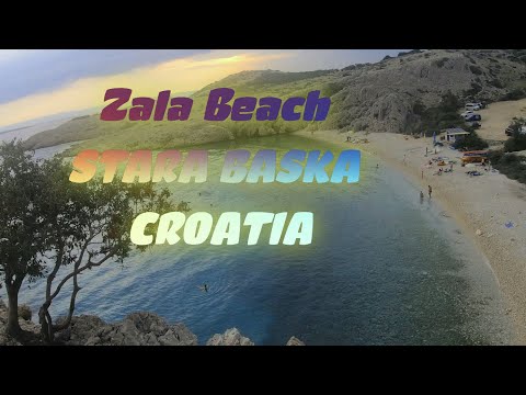 Zala Beach | Stara Baska | Croatia 4k