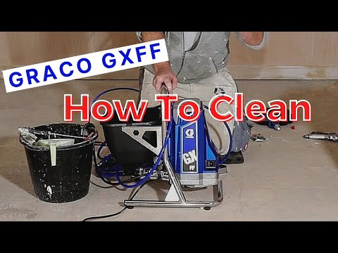 How To Clean A Graco GXFF (GX19/ GX21) Airless Paint Sprayer