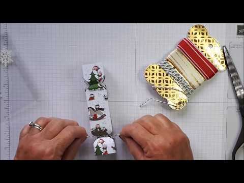 Christmas Cracker from the October Craft Kit from Positively Papercraft - October 2018