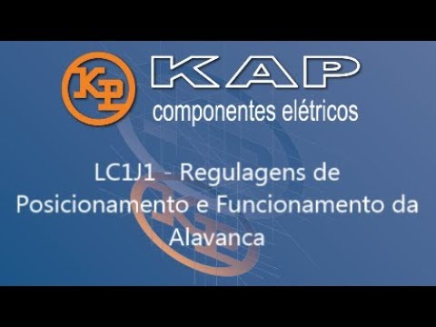 LC1J1 - Regulagens de Posicionamento e Funcionamento da Alavanca