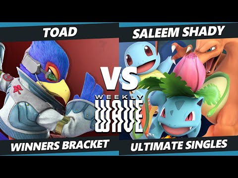 Weekly Wave 27 - Toad (Falco) Vs. Saleem Shady (Pokemon Trainer) SSBU Ultimate Tournament