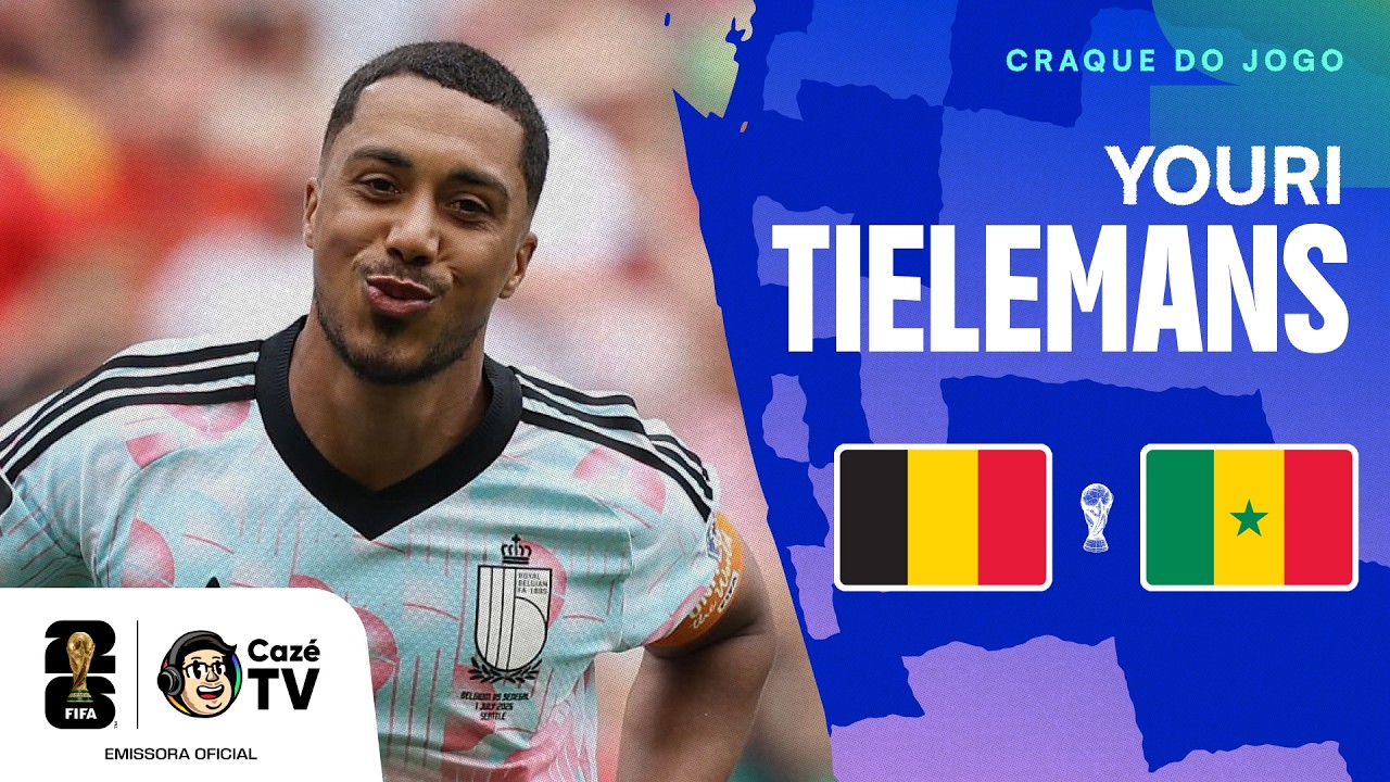 O HERÓI DA VIRADA! TODOS OS LANCES DE YOURI TIELEMANS EM BÉLGICA X SENEGAL | COPA DO MUNDO 2026
