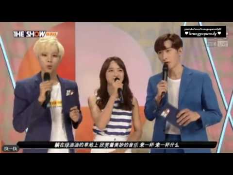 160802 The Show Special MC CUT#1 Gugudan's Sejeong & UP10TION's Wooshin
