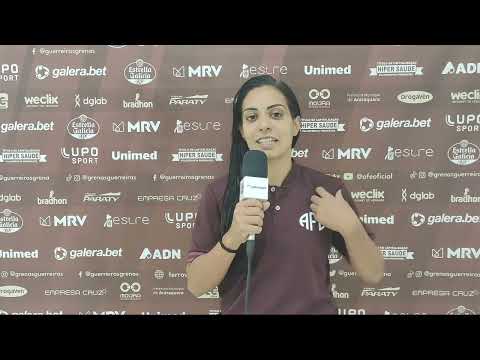 Coletiva AO VIVO com a meia Suzane - São José X AFE - 04/05/2023!