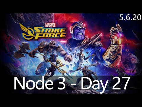 Dark Dimension 3 - Dread the Darkness - First Run - Node 3 - Day 27 - MARVEL STRIKE FORCE - 5.6.20