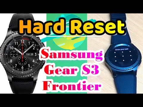 How To Samsung Gear S3 Hard Reset ! Master reset: Samsung Gear S3 frontier