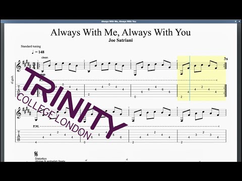 Always With Me, Always With You Trinity Grade 8 Guitar
