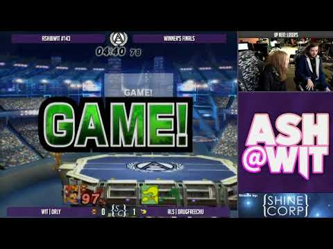 WIT | ORLY (Captain Falcon) vs ALS | Drugfreechu (GnW) - ASH@WIT #143 Project M Winner's Finals
