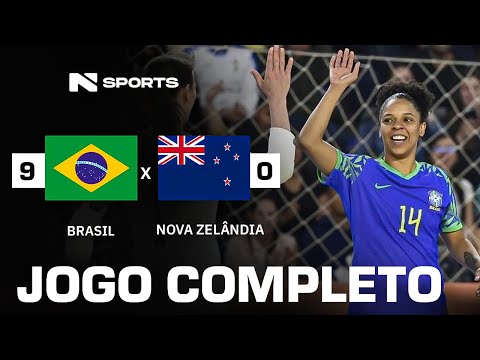JOGO COMPLETO | BRASIL X NOVA ZELÂNDIA | AMISTOSO DE FUTSAL FEMININO