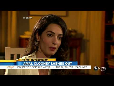 Amal Clooney Interview | Defending Three Journalists | GMA