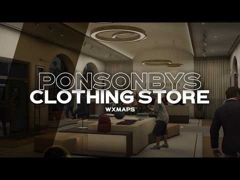 Ponsonbys Clothing Store FiveM Interiors preview by WXMAPS