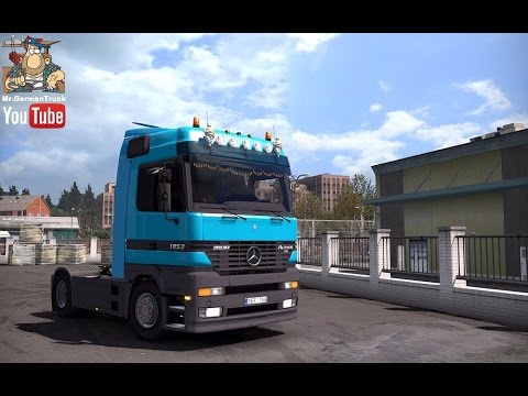 [ETS2 v1.24] Mercedes Benz Actros MP1 v2 + Cabin & Flag DLC