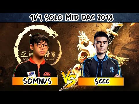 SCCC vs Somnus丶M (Maybe) - 1v1 SOLO MID - DAC 2018 DOTA 2