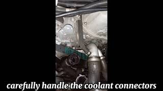 Replacing drive belt and AC belt. BMW M5 F10 S63 Engine.