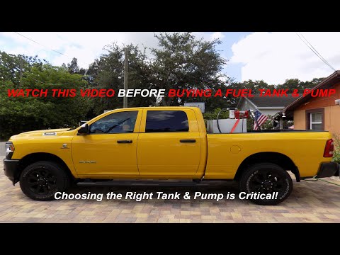 WATCH THIS before buying Fuel Transfer Tank & Fuel Pump for Your Pickup Truck