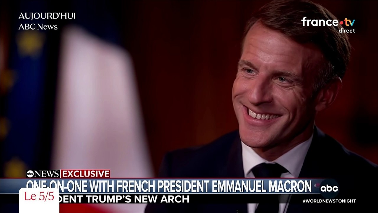 Le tacle d’Emmanuel Macron à Donald Trump - Le 5/5 de Lorrain Sénéchal