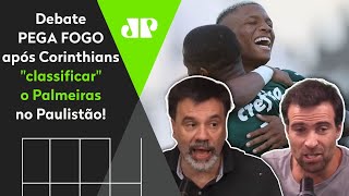 ‘Se o Palmeiras quiser, será campeão, viu, Corinthians?!’ Debate pega fogo!