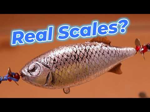 How to Add Realistic Fish Scales to Handmade Fishing Lures (Saltwater Baitfish Look!) #fishing