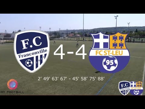DIMANCHE 28 MAI U18 D1 FC FRANCONVILLE - FC ST LEU 95 LES BUTS