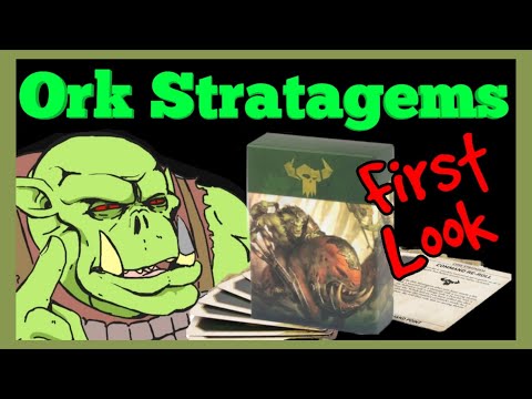 Ork Stratagems First Look - Ork Codex 9th Edition