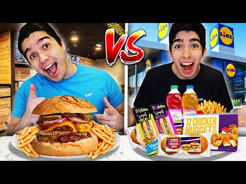 ON MANGE 1KG DE LIDL VS 1KG DE FASTFOOD PENDANT 24H !