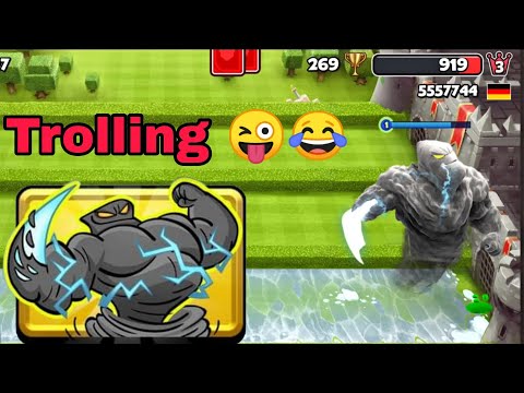 Castle Crush 🔥 Trolling 😜 Castle 1 Players 🔥 With Biggest Storm Elemental 🔥 Funny Gameplay 🔥