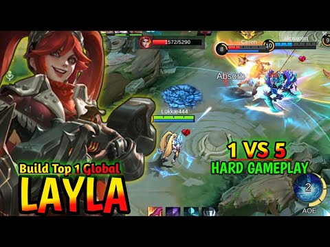 1 SHOT 1 KILL Layla – Longest Range Sniper in Mobile Legends!