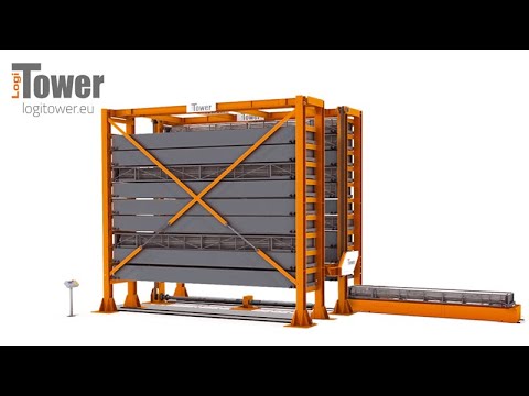 LogiTower Double Tower for pipes, profiles, rods