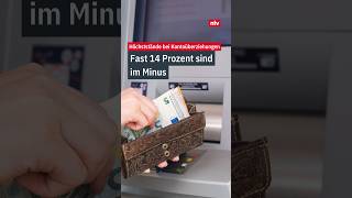 Höchststände bei Kontoüberziehungen: Fast 14 Prozent sind im Minus
