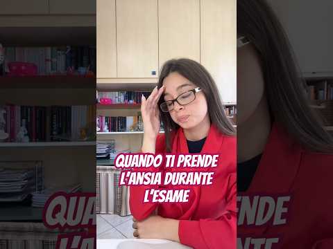 l’ansia da esame fa brutti scherzi…